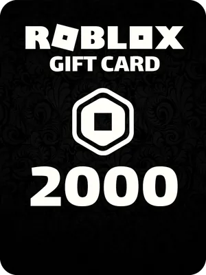 2000 Robux Gift Card